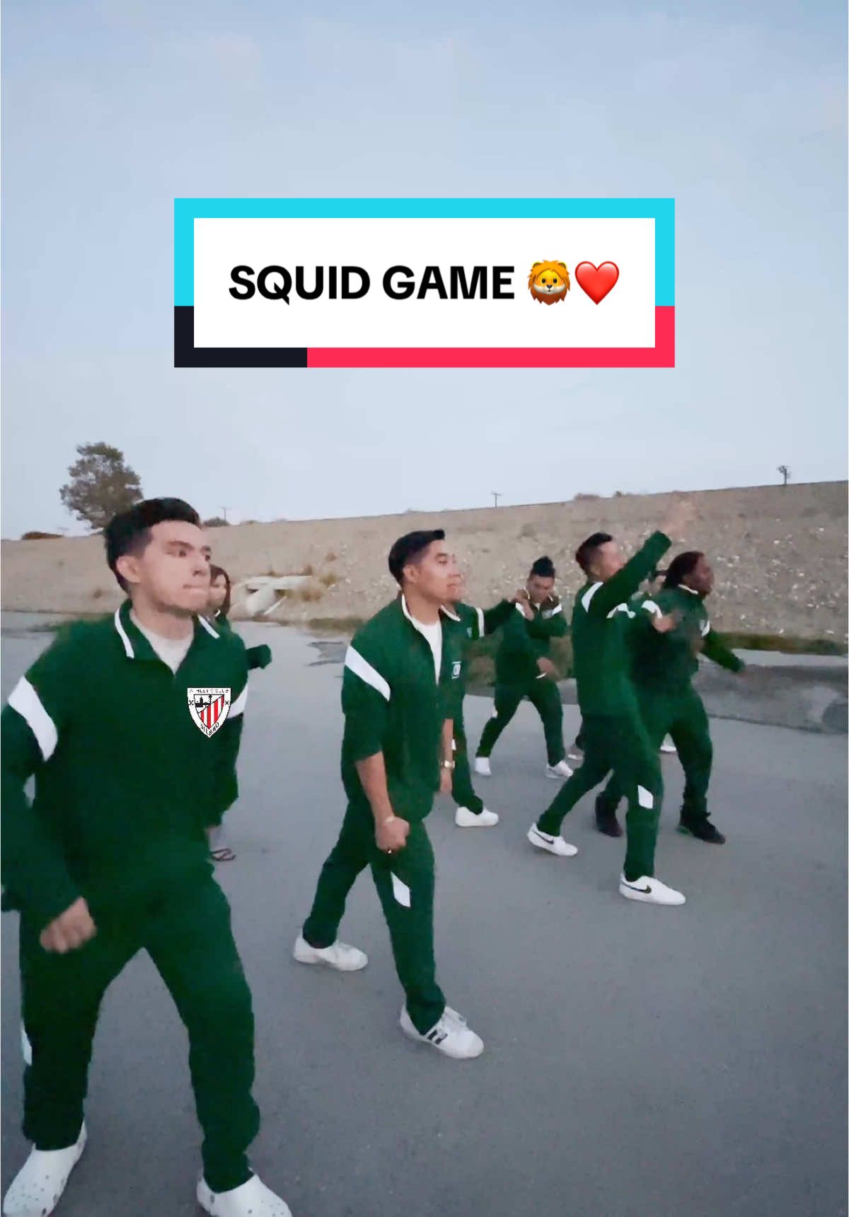 🦁❤️ El Juego del Calamar versión Athletic Club #eljuegodelcalamar #squidgame #athleticclub #squidgameedit #tiktokfootballacademy #viral 