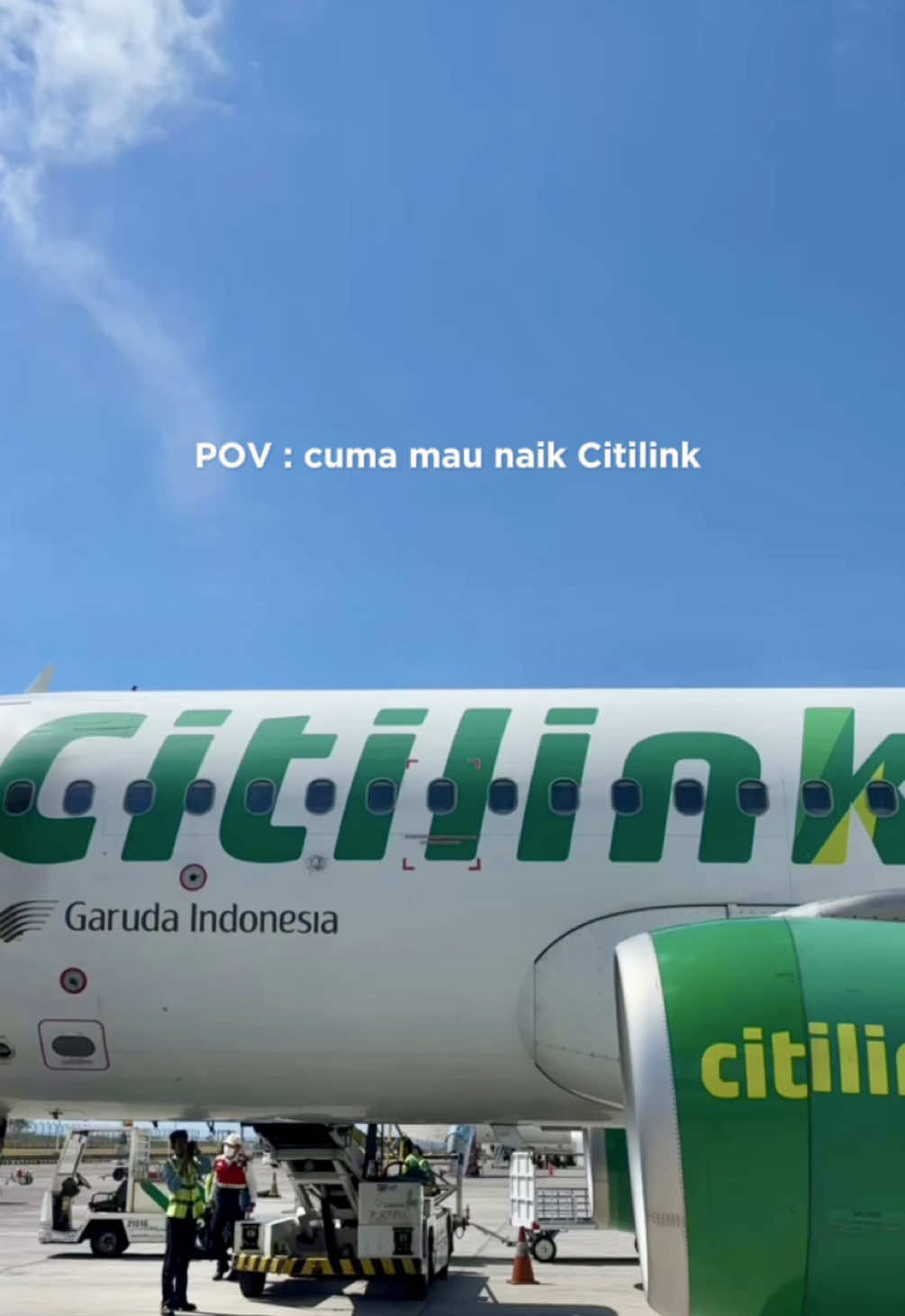 Hi Citilinkers! Setuju gak kalau awal tahun adalah waktu yang tepat untuk memulai perjalanan baru? ✈️ 💚 Coba, tag di bawah yang cuma mau terbang naik Citilink! 😚👇🏻 #fyp #traveling #avgeek #A330 #A320 #ATR72600