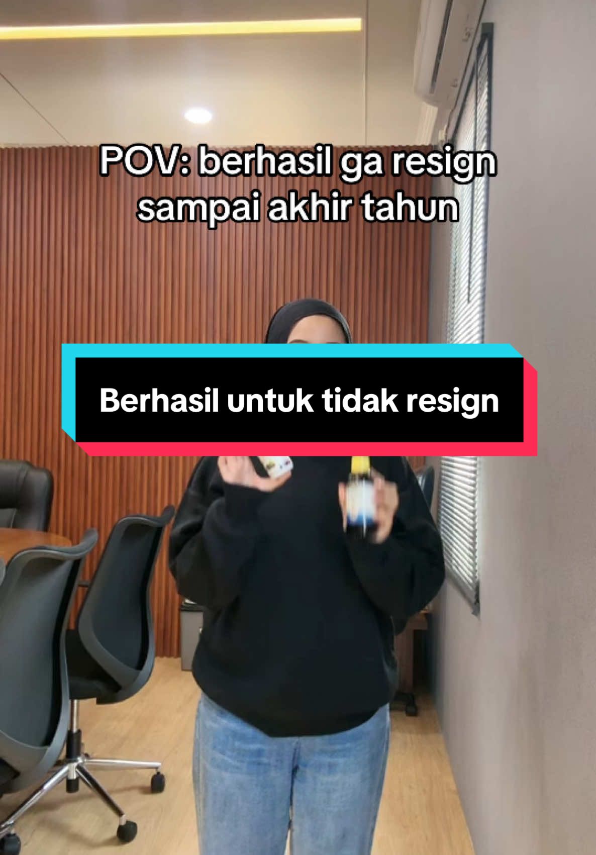 resign hanya ucapan, aslinya dijalani sampai g resign resign 😜           #ptberkahalamnusantara #berkahalam #produkherbal #maklon #kantoran #hiburan #resign #resignkerja 