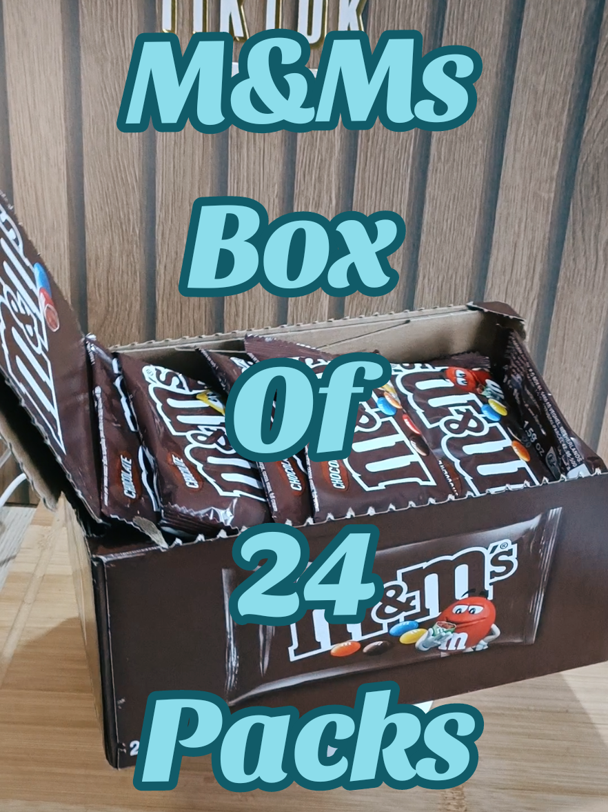 m&m box of 24 packs £9.98 #tiktokmademebuyit #dealdrops #chocolate #sweets 