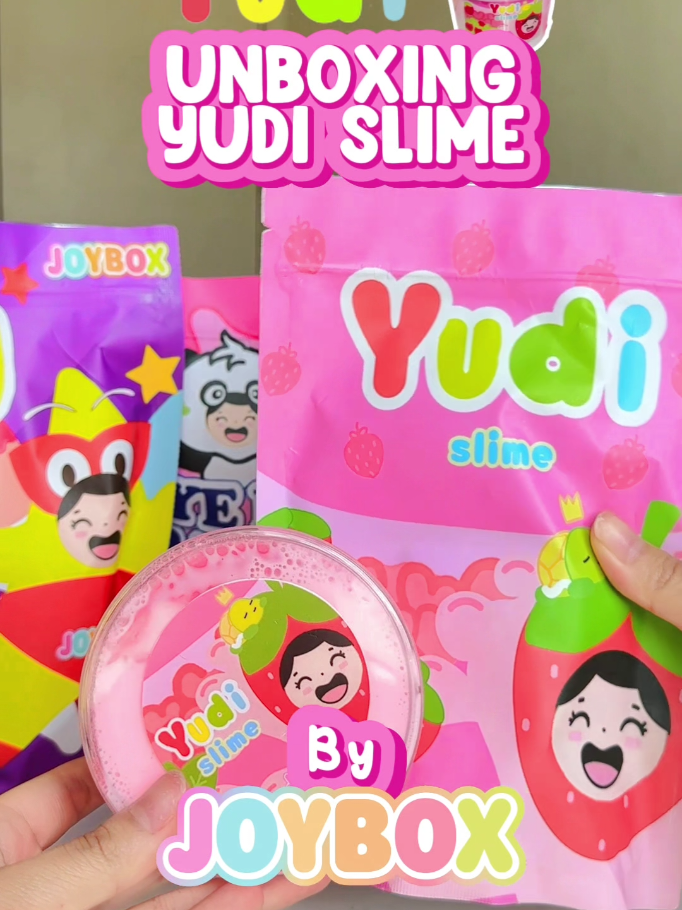 Yudi slime by joybox 🥳💖  Harga : 45 ribu  #jellyslime #slime #joybox #fypage