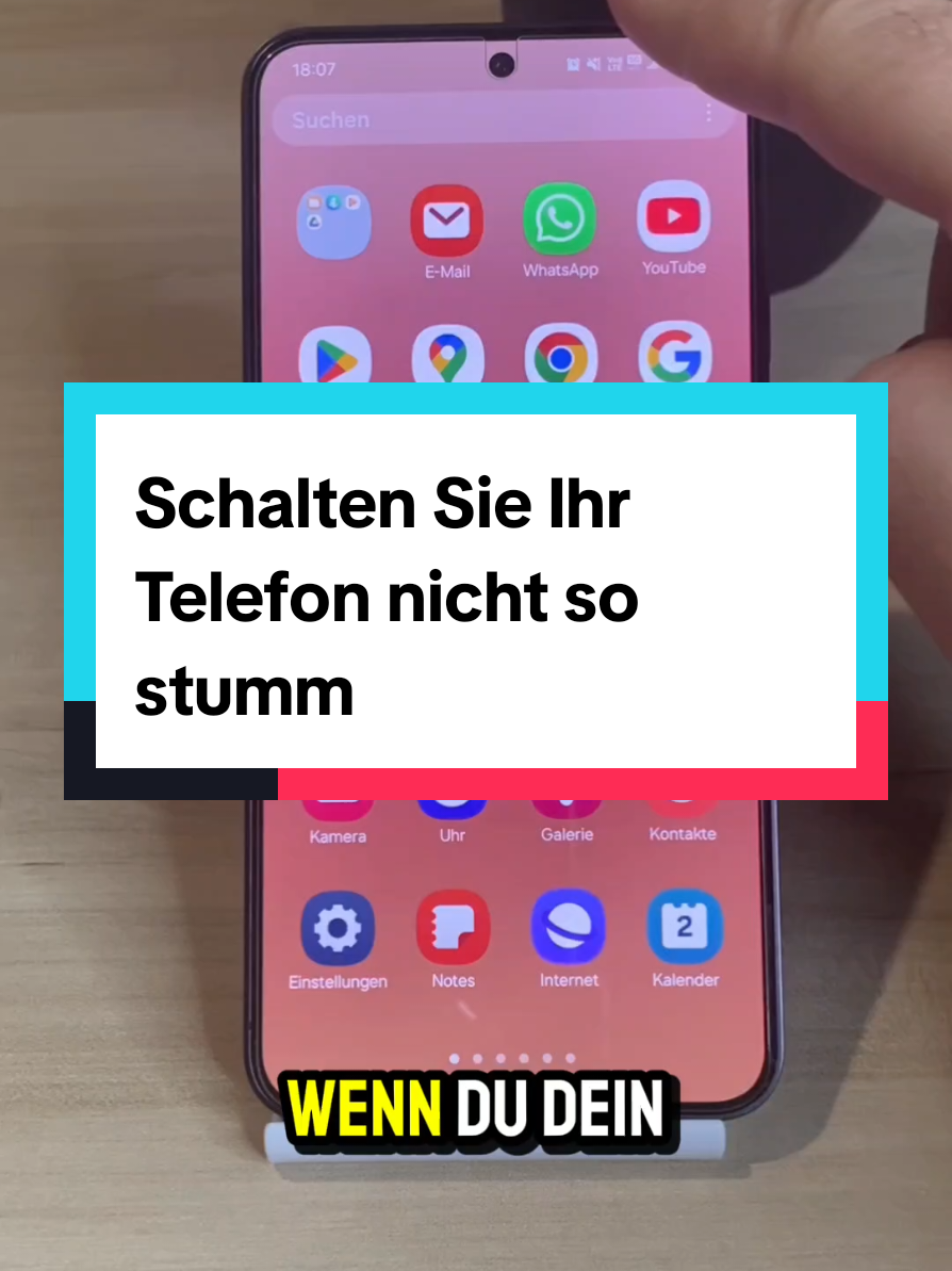 Schalten Sie Ihr Telefon nicht so stumm! 🚀 #android #tricks #tipp #samsung #androidhacks 