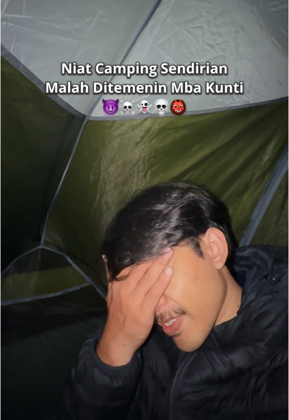 Niat Camping Sendirian Malah ditemenin Mba Kunkun☠️👻  Untung ga di dalam tenda😭! #fyp #fypシ #fypage #pendaki #pendakigunung #solohiking #mountainesia #ceritahoror #ceritagunung #camping #serem #kuntilanak #kuntilanakketawa #pendakigunungindonesia #pendakiindonesia #gunungsalak #pocong #pendaki 