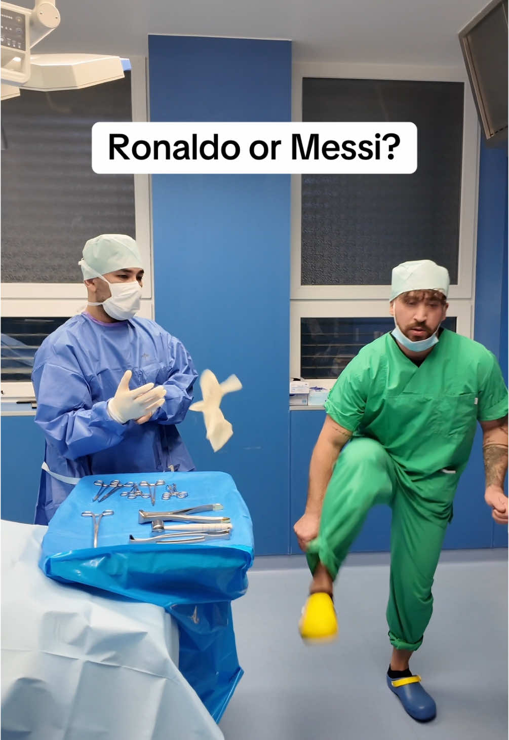 Ronaldo or Messi? #op #ota #arzt #krankenhaus #krankenschwester #pflege 