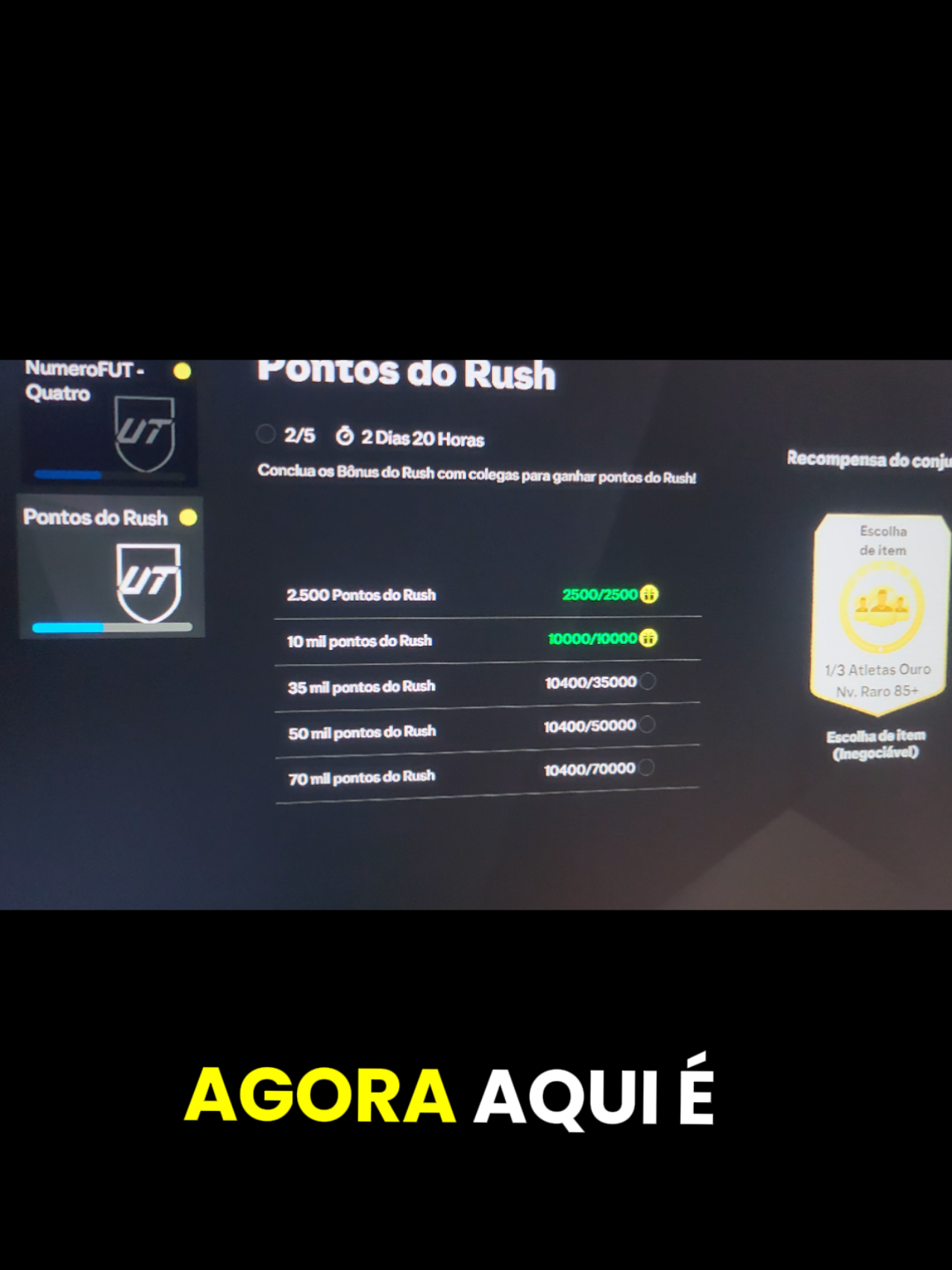 GANHE PONTOS NO RUSH RAPIDO E FACIL !  . . . . . #EAFC#futebol #ultimateteam #vinififa01 #vinizeira01 #eafc25 #dicas 