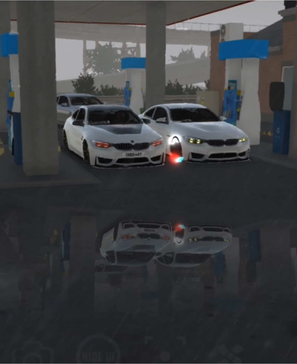 bmw m4 🤤 #fyp #forupage #cpm #rain #reflection #bmw #m4 
