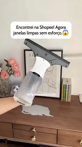 Achei na Shopee: limpador de vidros elétrico que deixa tudo brilhando sem esforço! Remove manchas, não deixa marcas e é super fácil de usar. Suas janelas limpas em minutos! Quer um desses? Digite ‘quero’ e receba o link! #AchadosShopee #LimpadorDeVidros #Praticidade  #shoppe #shopeebrasil #shopeebr #achadinhos #utilidades #decoração 
