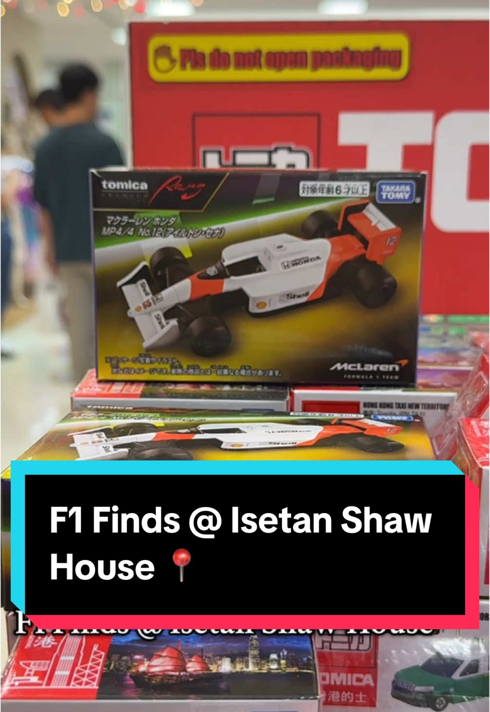 F1 Finds @ Isetan Shaw House 📍 #f1 #formula1 #mclaren #diecast #cars #collection 