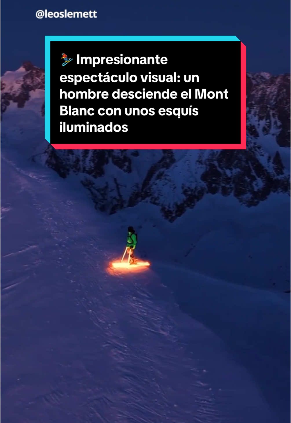 🗻Se trata de  la parte superior de Aiguille du Midi. 🗣️ 