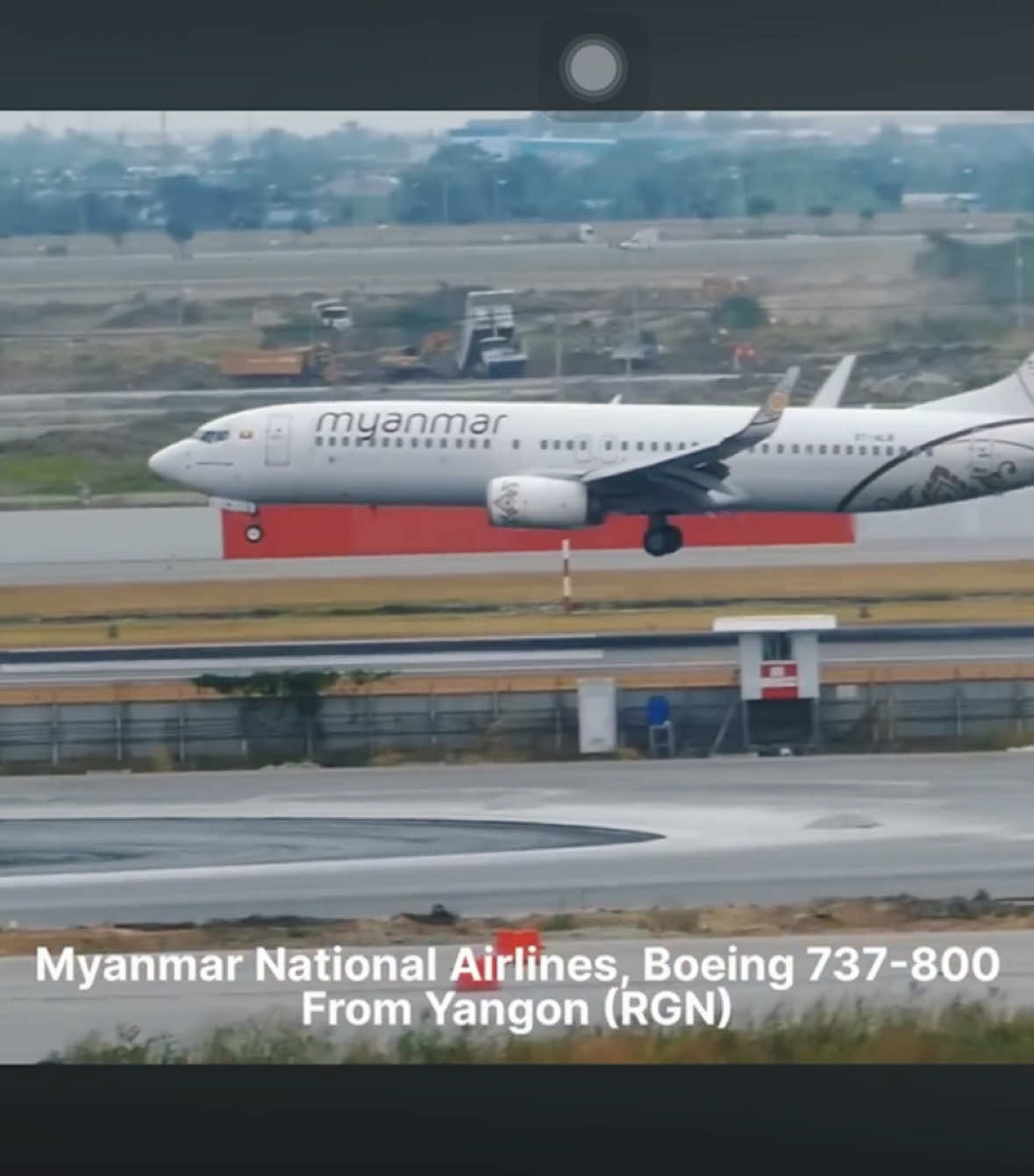 Myanmar National Airline 🇲🇲🇲🇲🇲🇲 Landing