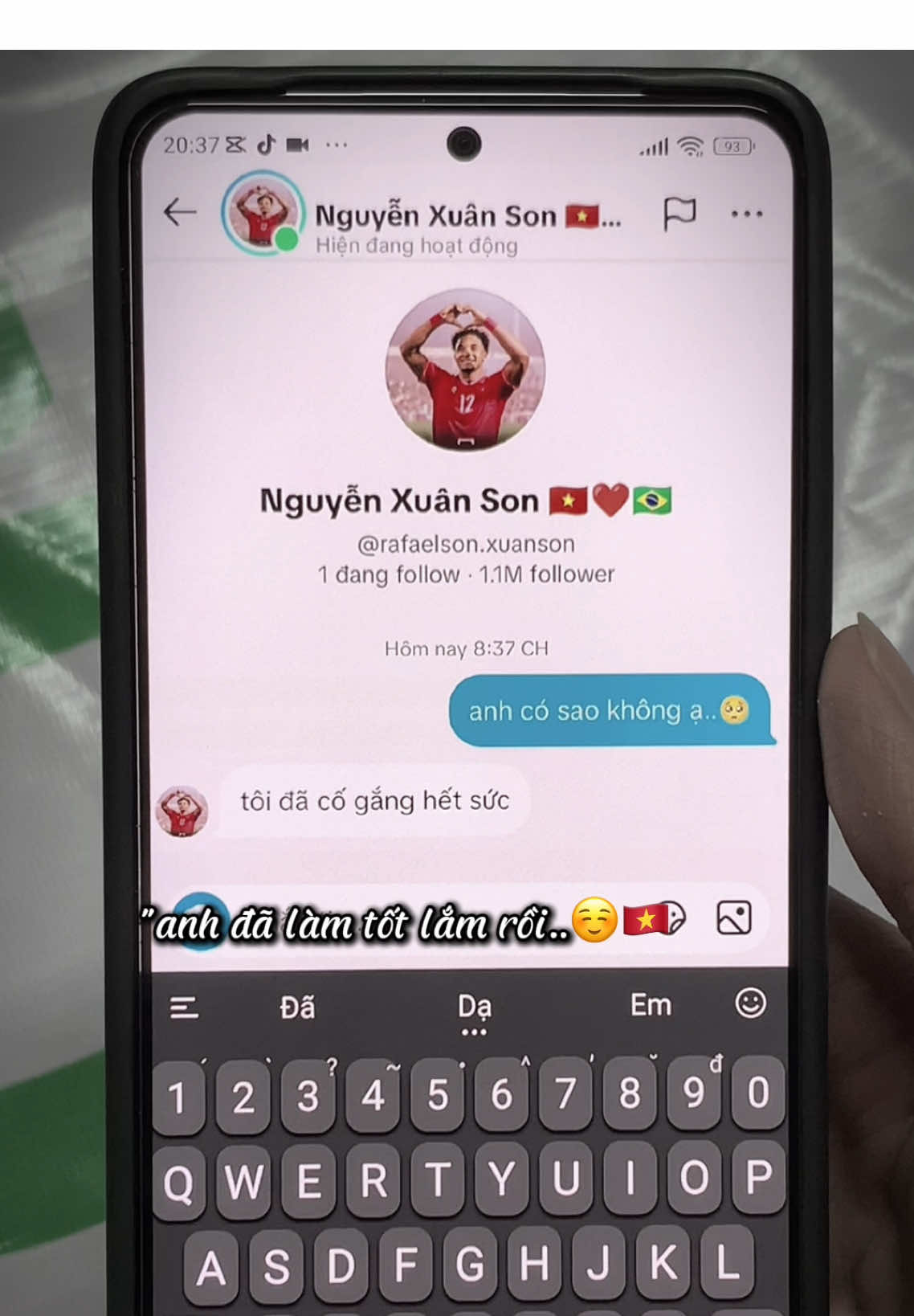 !! Anh làm tốt lắm..🥰🇻🇳 @Nguyễn Xuân Son 🇻🇳❤️🇧🇷 #lkn2k3 #viral 