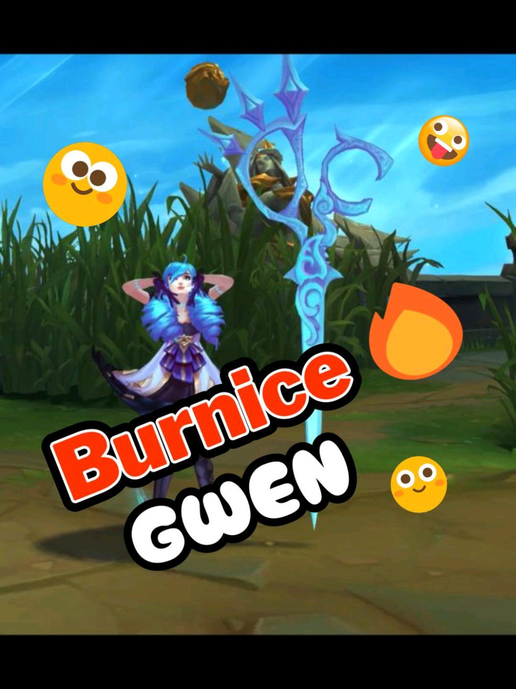 BURNICE GWEN🔥(resubido por calidas) #leagueoflegends #gwen #leagueoflegendsriotgames 