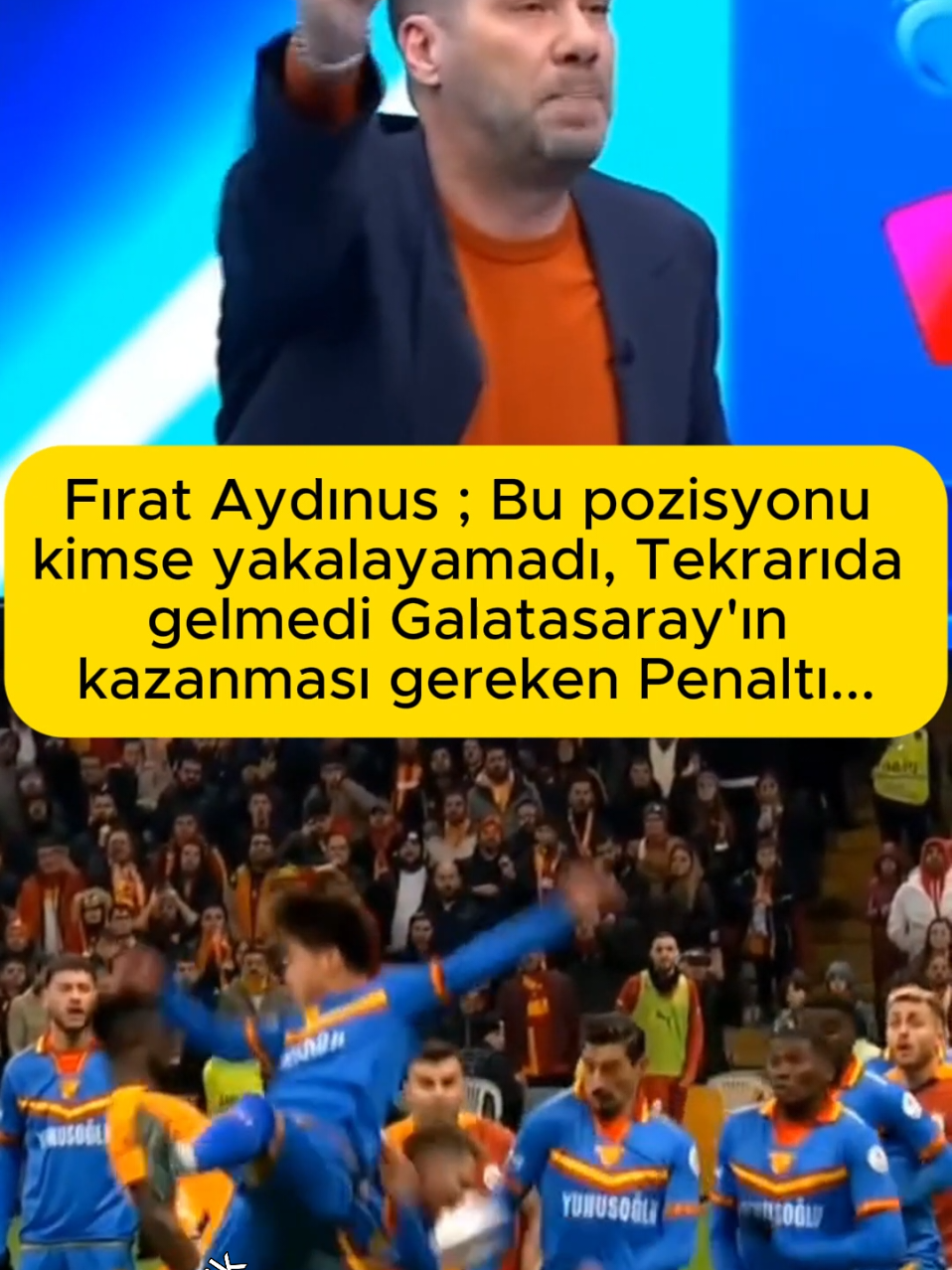 Fırat Aydınus ; Bu pozisyonu kimse yakalayamadı, Tekrarıda gelmedi Galatasaray'ın kazanması gereken Penaltı... #galatasaray #göztepespor 