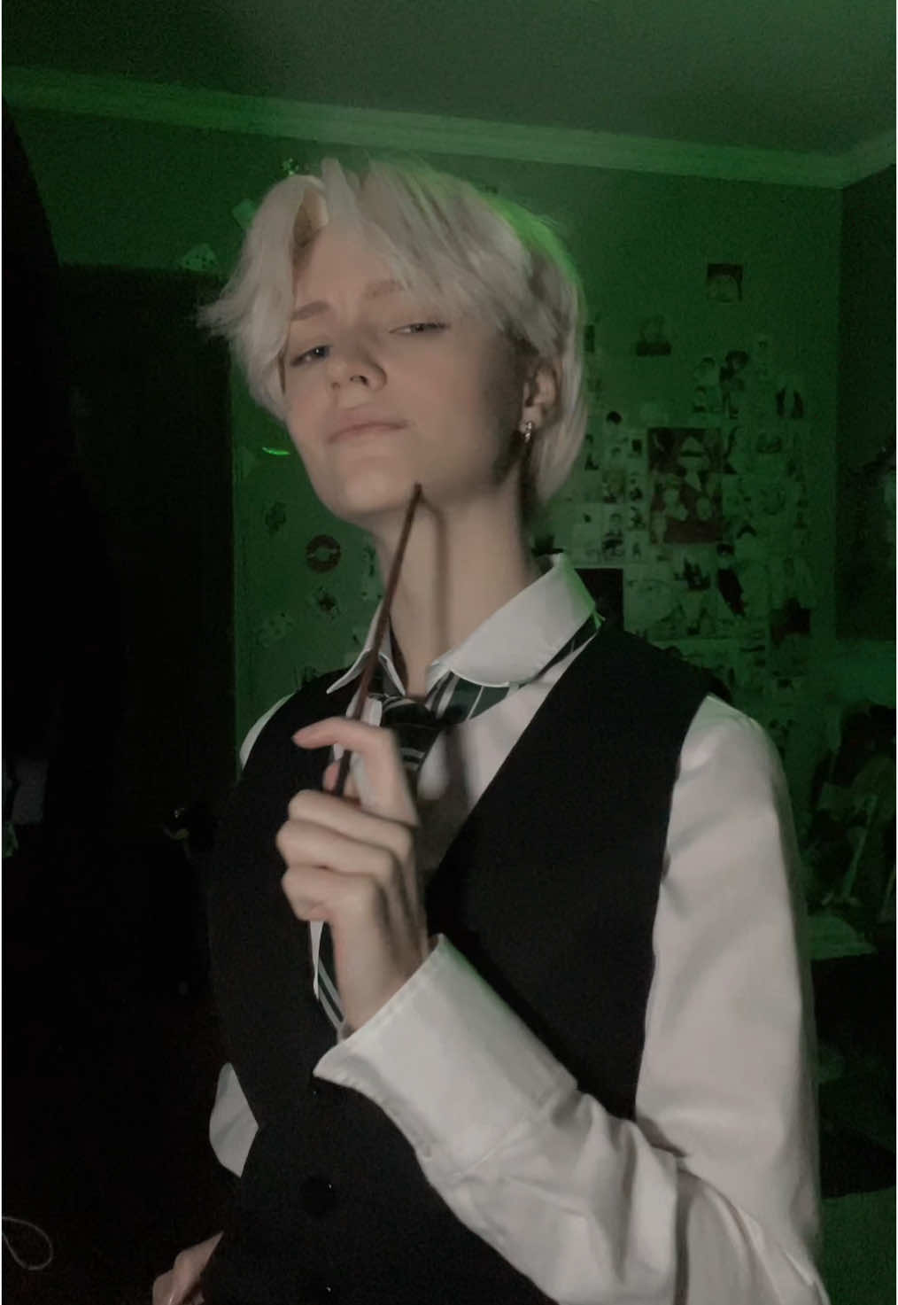 тгк: ttrembita | начиталась одна фанфіків☺️  #draco #dracomalfoy #dracocosplay #harrypotter #harrypottercosplay #drarry #cosplay #дракомалфой #драко #фф  #hp