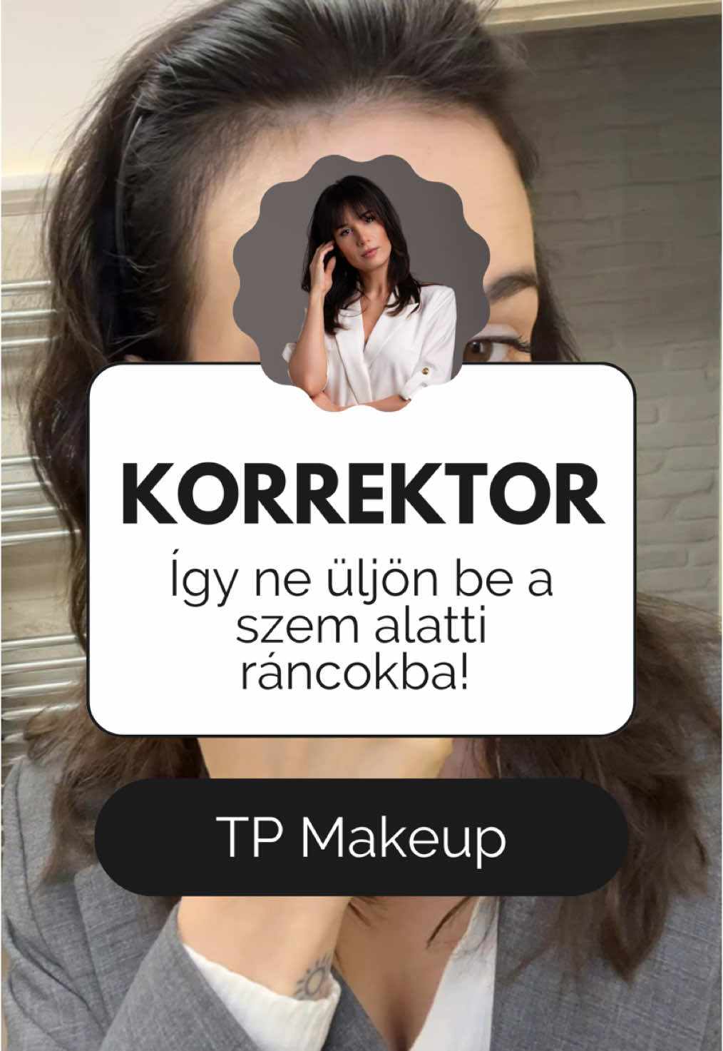 Mindig beleül a korrektor és az alapozó a szemed alatti kis ráncokba? 👁️ Mutatok egy jó smink trükköt, hogy ez többet ne forduljon elő!  . . . Korrektor, Alapozó, Szem alatti karikák, Karikás szemek, Sminkvideó, Smink tutorial . . . #sminkes #sminktips #sminktutorial #nők #nőknek #szépségápolás #szépség 