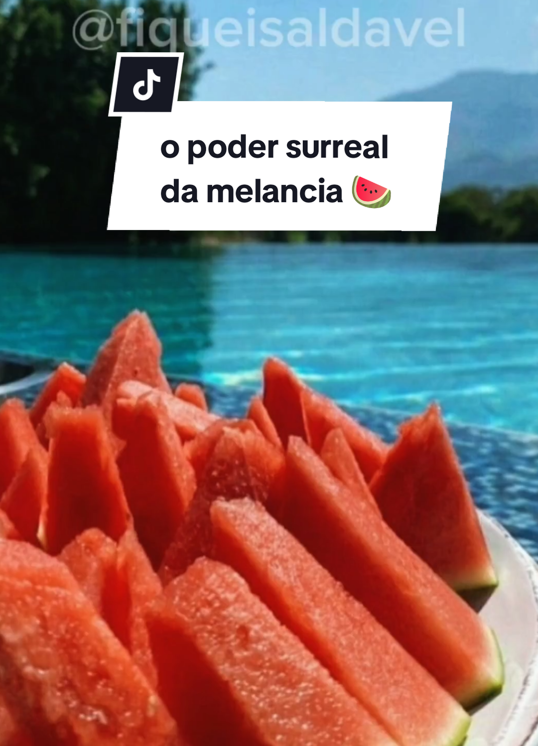 O poder surreal da melancia 🍉  #saude #dicasdesaude #curiosidades #melancia 