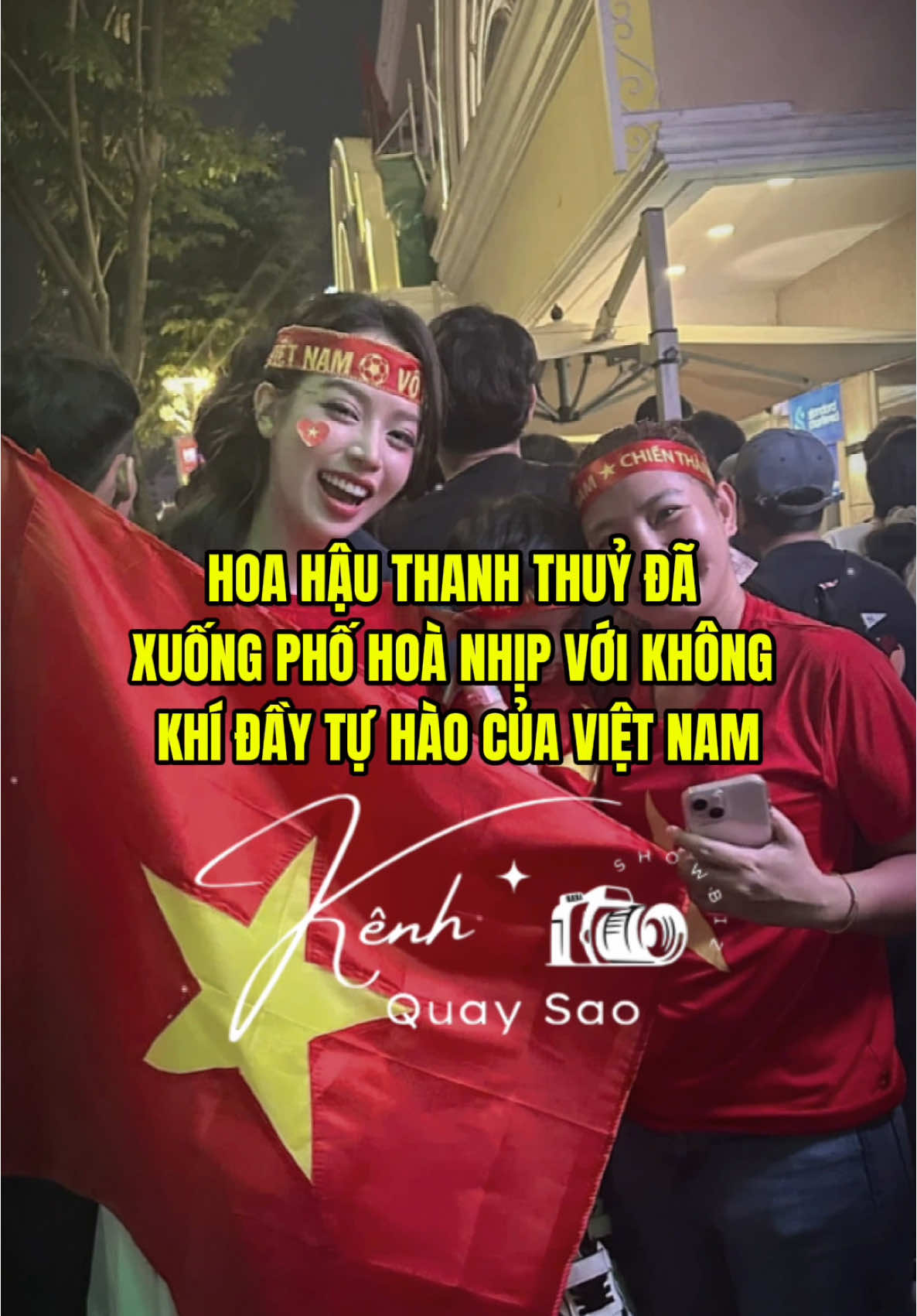 Lên đường ae ơi #kenhquaysao #showbiznewsbykenhquaysao #vietnam #affcup2024 #huynhthithanhthuy 