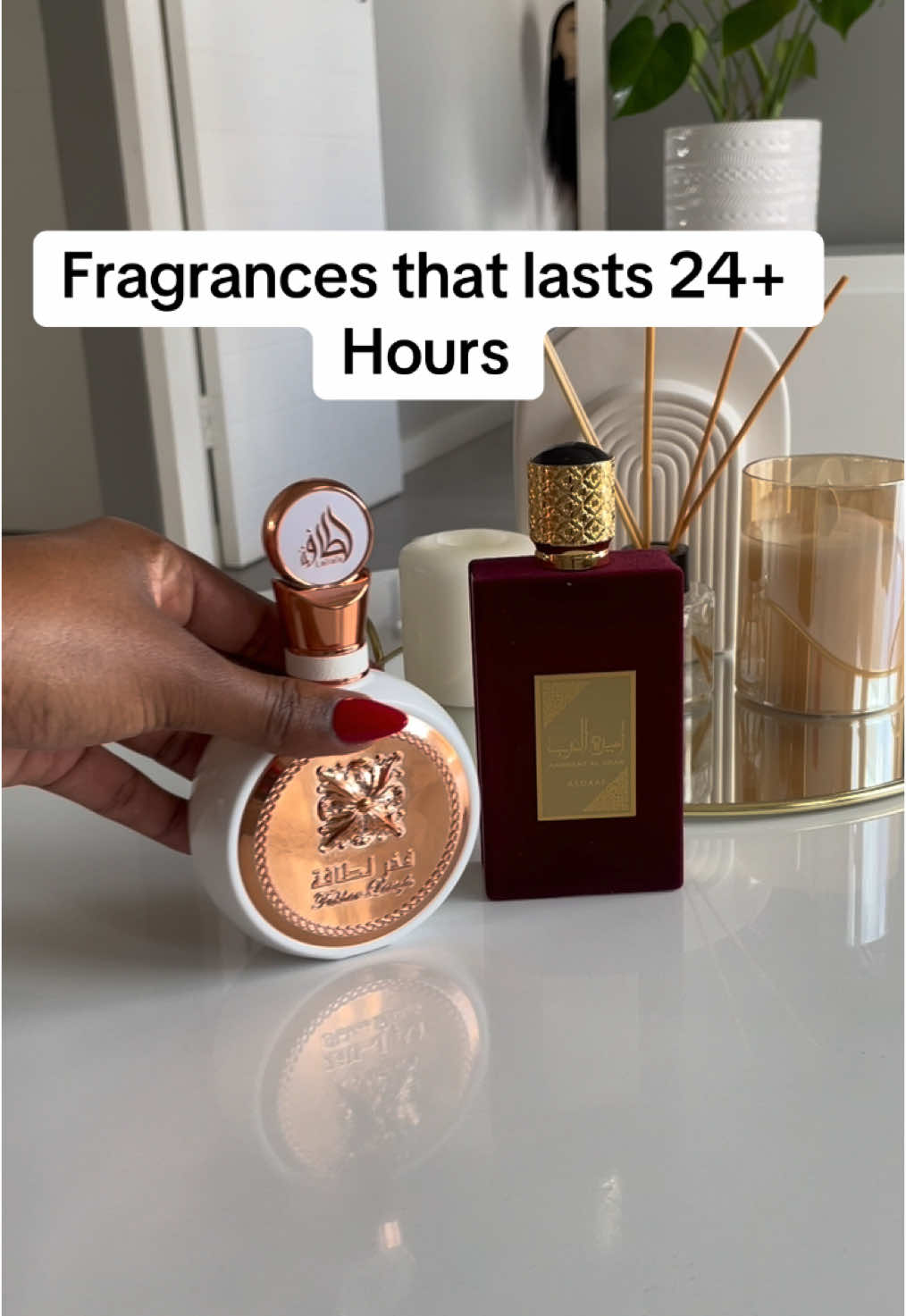 Arab fragrances that lasts 24+ Hours #creatorsearchinsights #SAMA28 #fyp #newyear2025 #perfumecollection #lattafa #tiktokgrowth #longlastingperfume 