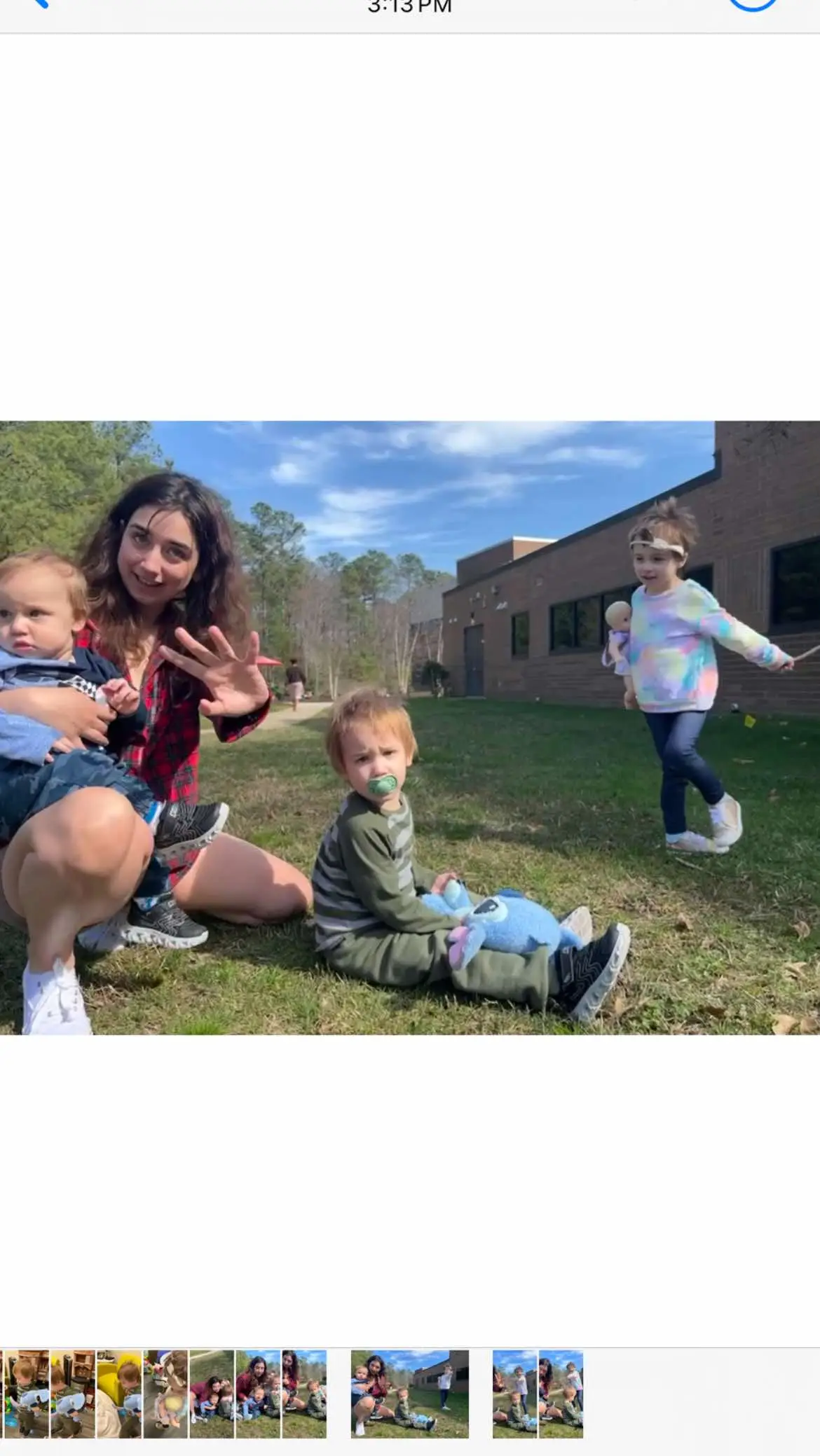 This is the first goodbye I had with my kids after they were taken from my support system I had in place for us. #seeyoulaterkids 