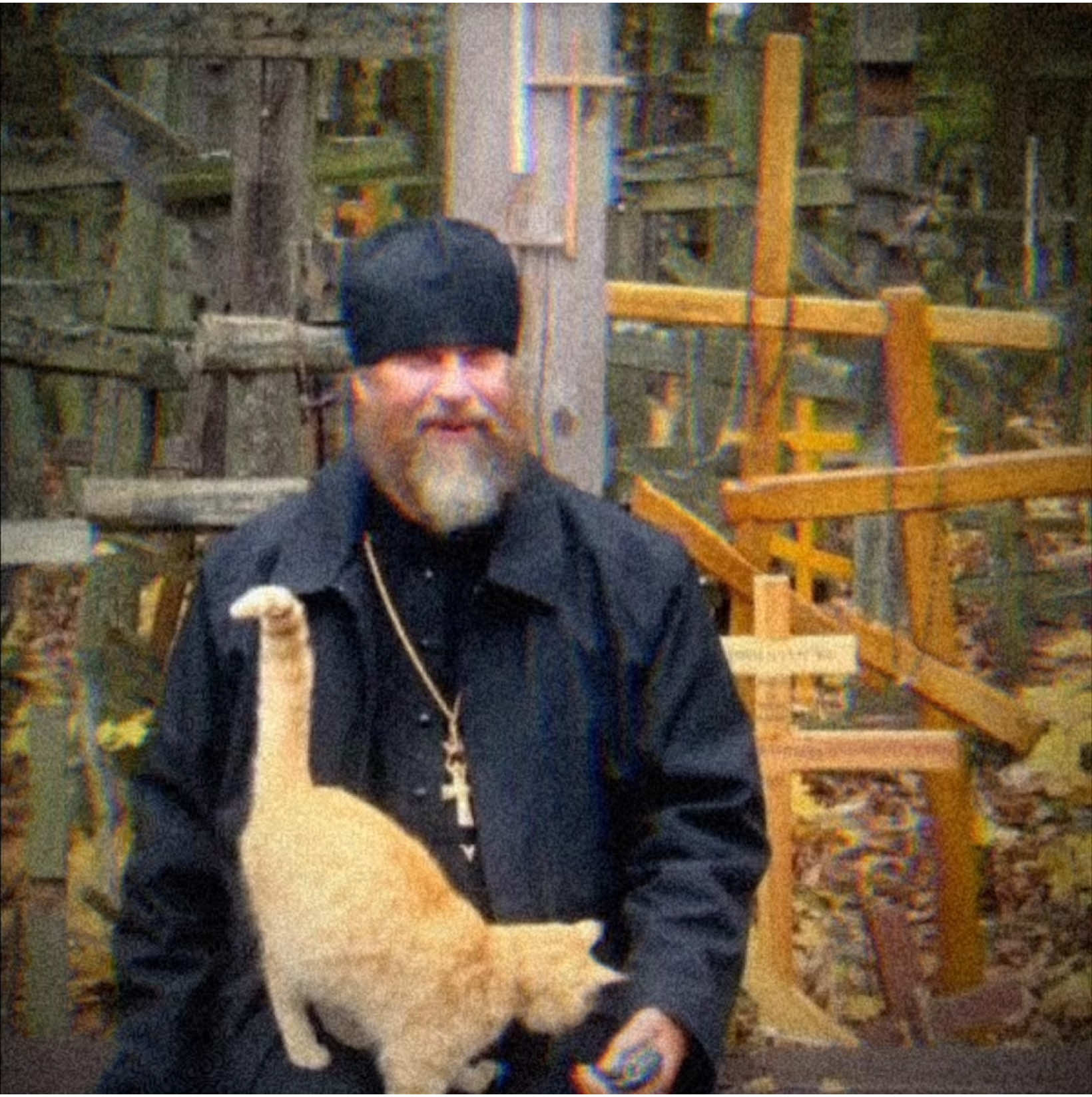 😼 #orthodox #orthodoxmonk #cats 