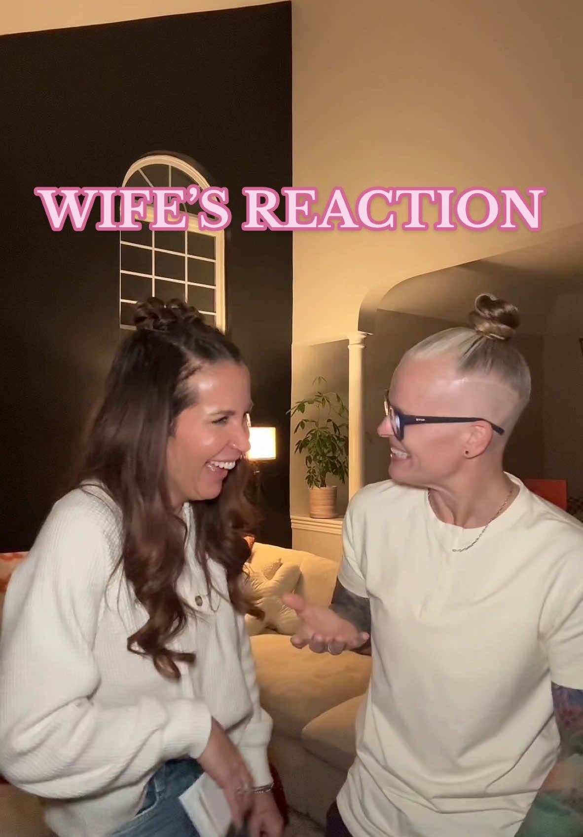 Replying to @Dana Michelle she is too easy 🤣 #fyp #wlw #couplecomedy #lgbtq #wifeprank #girlquestions 