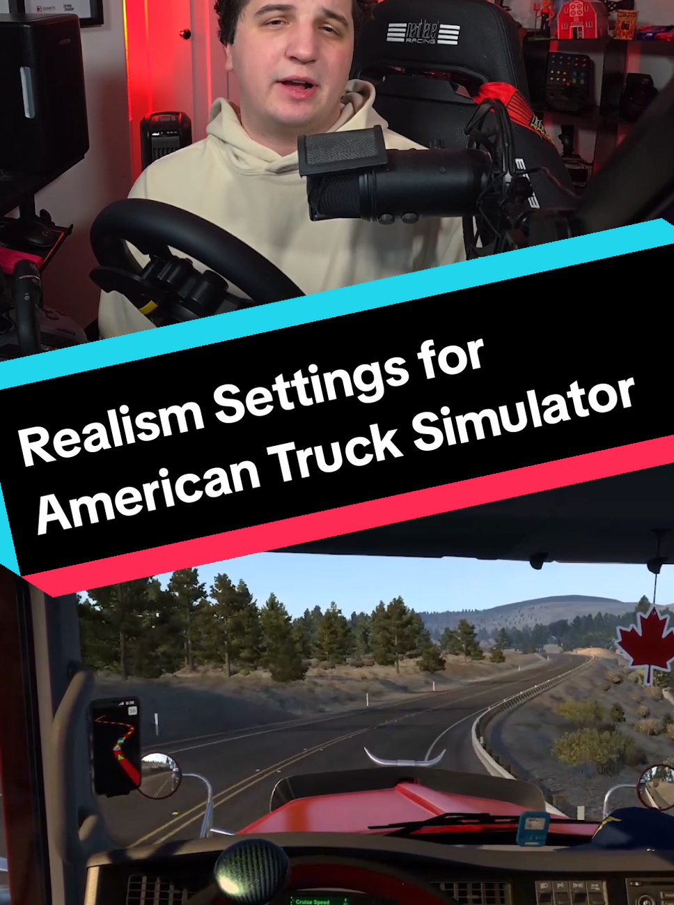 Change these settings in American Truck Simulator if you want to make your truck MORE realistic! #gaming #ATS 