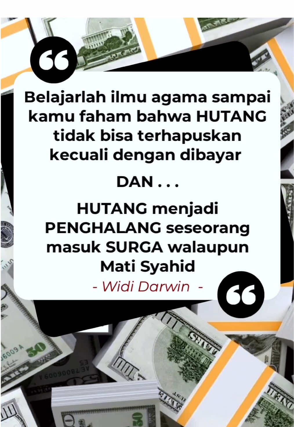 Manusia yang merugi adalah ketika kenikmatan semu dunia menjadikannya melupakan akheratnya . . . . Butuh mentor untuk lunasi hutang hutang anda?? 🤔 *Temukan solusinya 👇🏻* https://korbanhutang.com/ Dimentoring langsung Mom Widi di group member curhat lunas hutang 🥰😍 #WidiDarwin #KorbanHutang #UtangLunasMasalahTuntas #FinancialPartner #UMKMGoGlobal #EntrepreneurMuda #DNAAbdurrahmanbinAuf #EntrepreneurSejati #GenZ #MuslimPreneur #UMKMPreneur #fyp #reels