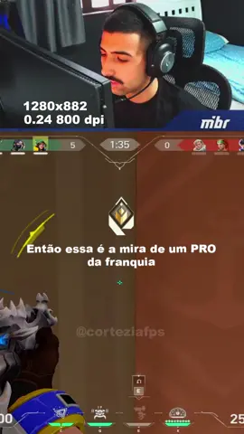 ENTÃO É ASSIM QUE É A MIRA DE UM PRO NÍVEL FRANQUIA 😱 #Valorant #valorantclips #highlights #cortezia #valorantpro #valorantvideos #valorantedit #valorantgaming #valorantmontage #edits