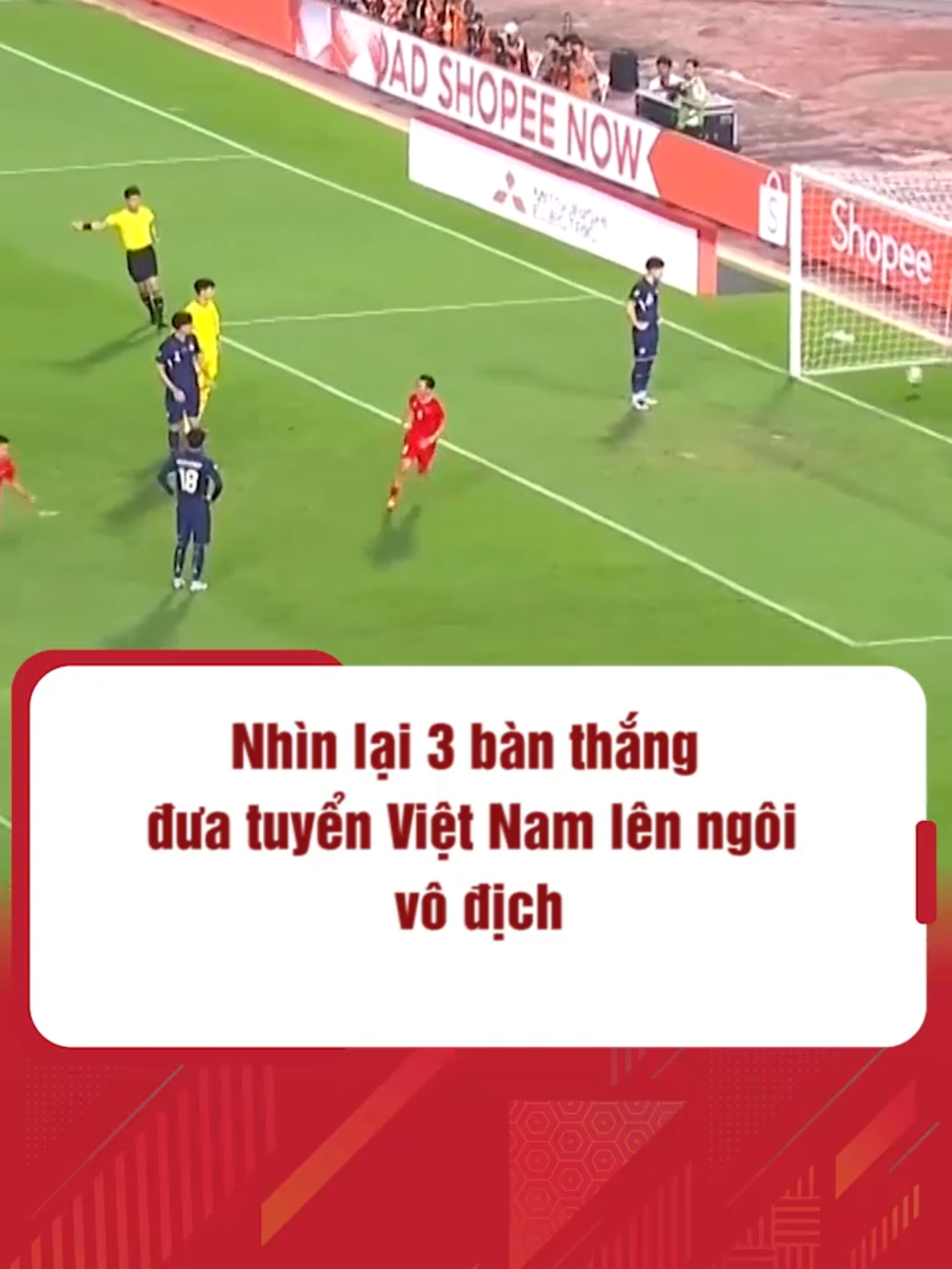 Đội tuyển Việt Nam đã giành chiến thắng 3-2 trên sân Thái Lan trong trận chung kết lượt về ASEAN Cup 2024, qua đó thắng chung cuộc và lên ngôi vô địch #aseancup2024 #VIETNAM #THAILAN #tintuc #tiktok #baonguoilaodong #mcv #bongda