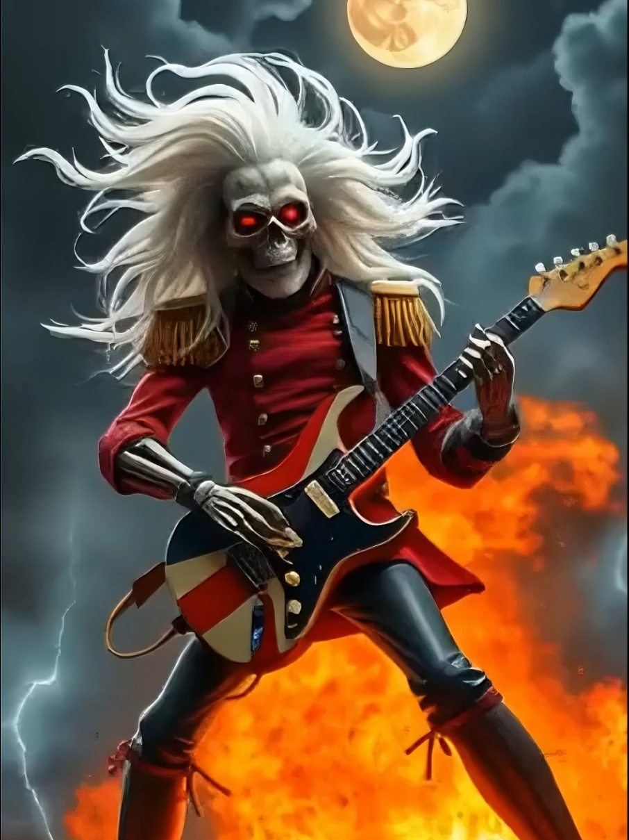 The Trooper - Iron Maiden #rock #heavymetal #ironmmaiden #thetrooper  #eddie #guitar  @RockWaveAI 