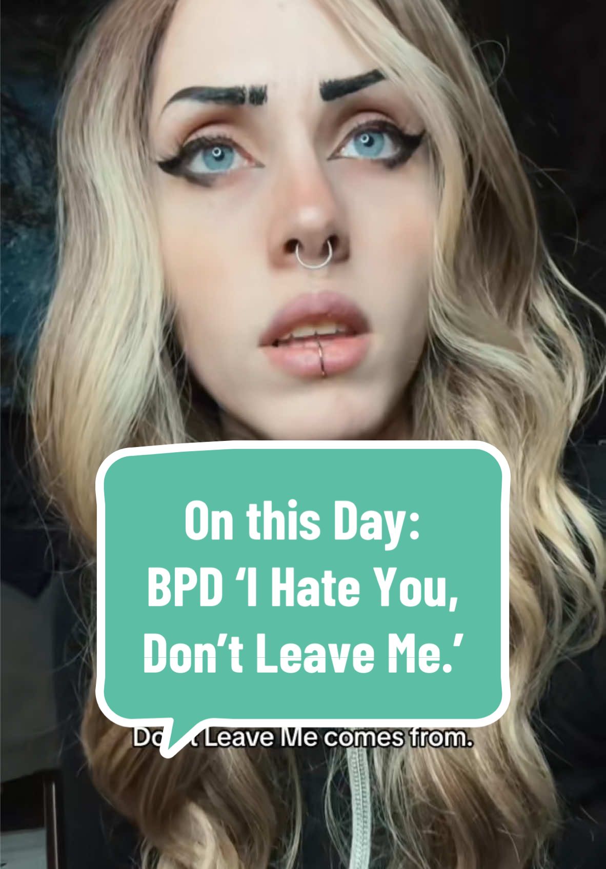 #onthisday video from a year ago about the ‘I hate you, don’t leave me’ concept in BPD. #bpd #borderlinepersonalitydisorder #MentalHealth #bpdawareness 