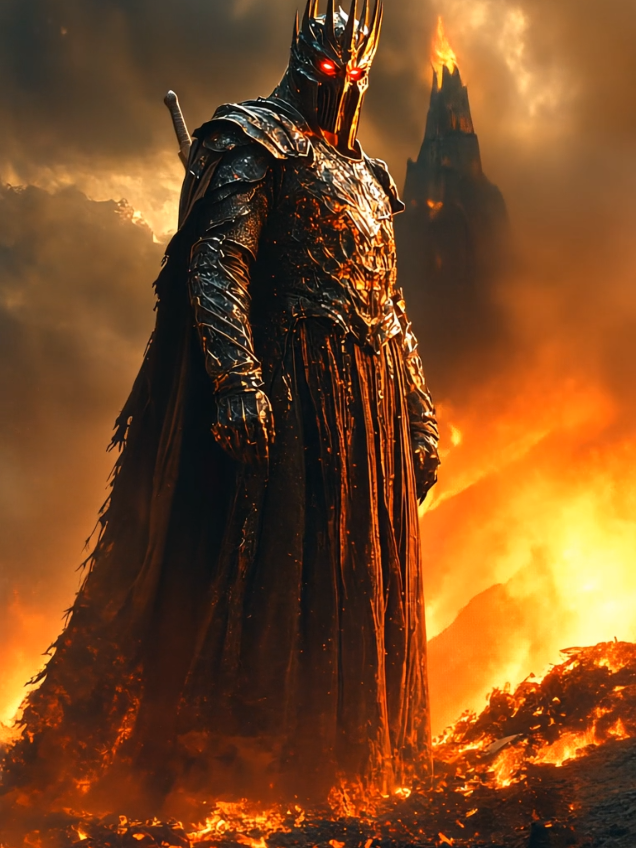 Sauron king of Mordor #LordOfTheRings #Sauron #MiddleEarth #FantasyWorld #EpicScenes #DarkFantasy #TolkiensLegacy #FantasyArt #RingOfPower #MiddleEarthMagic #FantasyLover #Mordor #EpicFantasy #SauronsEye #LotR #TolkiensUniverse #EpicAdventure #MiddleEarthLore #DarkLord #FictionalWorld #FantasyRealm #OrcsOfMordor #EpicBattle #FantasyStorytelling #SauronsArmy #MiddleEarthFans #FantasyWorlds #DarkMagic #MysticalJourney #LegendOfTheRing #fantasymovies 