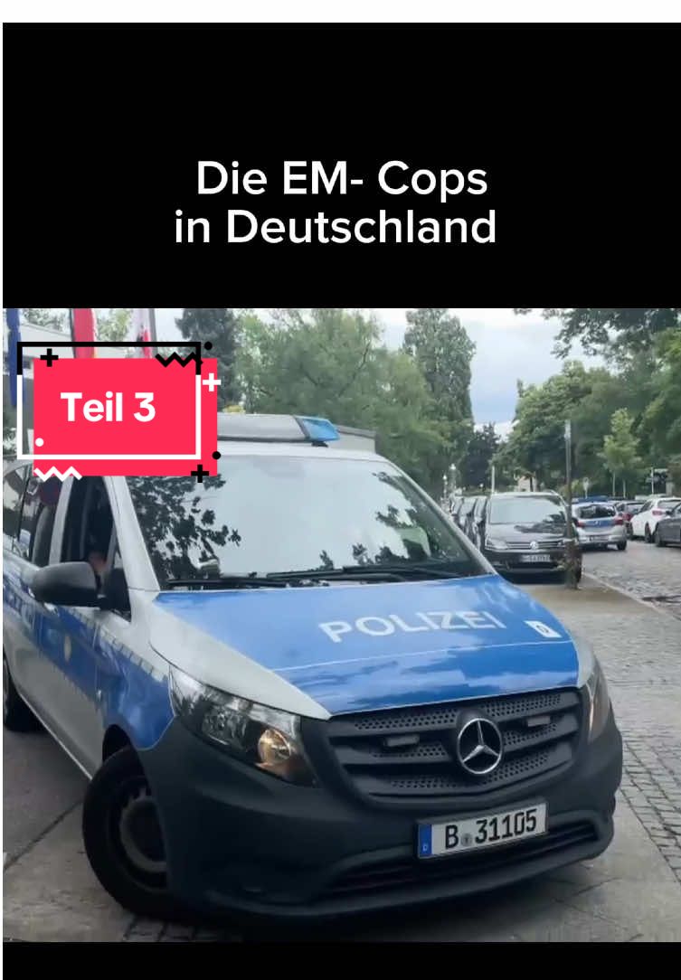 Die EM Cops in Deutschland | Teil 3 #fyp #fürdich #em #deutschland #polizei #fußball 