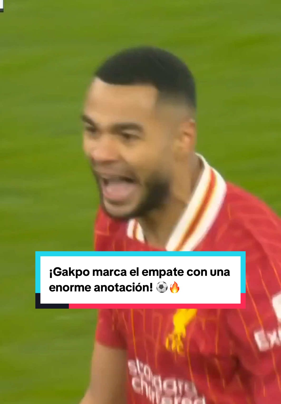 🚨 ¡YA EMPATÓ EL PARTIDO LIVERPOOL! ⚽️ Cody Gakpo hace un GOLAZAZAZAZO y empareja el encuentro en Anfield, ¡Hay partido! 🔥 🔴 #Liverpool 1-1 #ManchesterUnited 👹 #LigaPremierTD #PremierLeague #gol #futbol #Soccer 