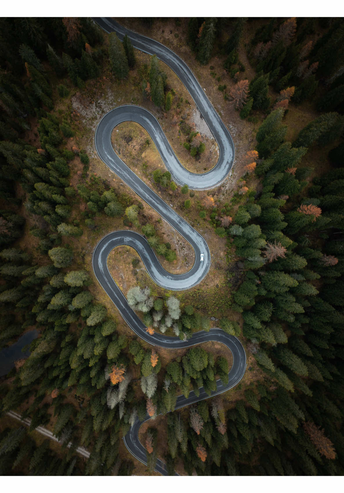 The windy mountain roads of the Dolomites 🏔️ #fpvdrone #dronepilot #dolomitesitaly 