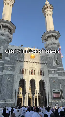 Gate 79 is a door of heaven 🤗🤍  #gate79masjidilharam #foryou #makkah #masjid #foryoupage #fypシ #madinah #allah❤️ #alhamdulillah #alharamain #masjidnabawi #kaaba #life 
