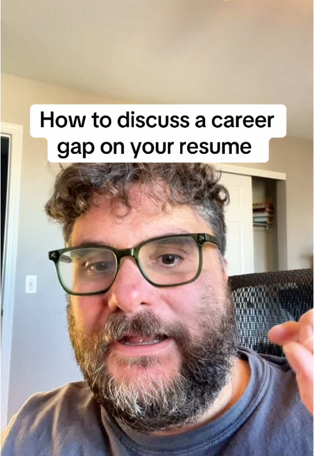 Career gaps can be tough to get past on the job search but I say face it head on and focus on the people who will actually hire you. #jobsearchtips #careeradvice #resumetips #unemployed 