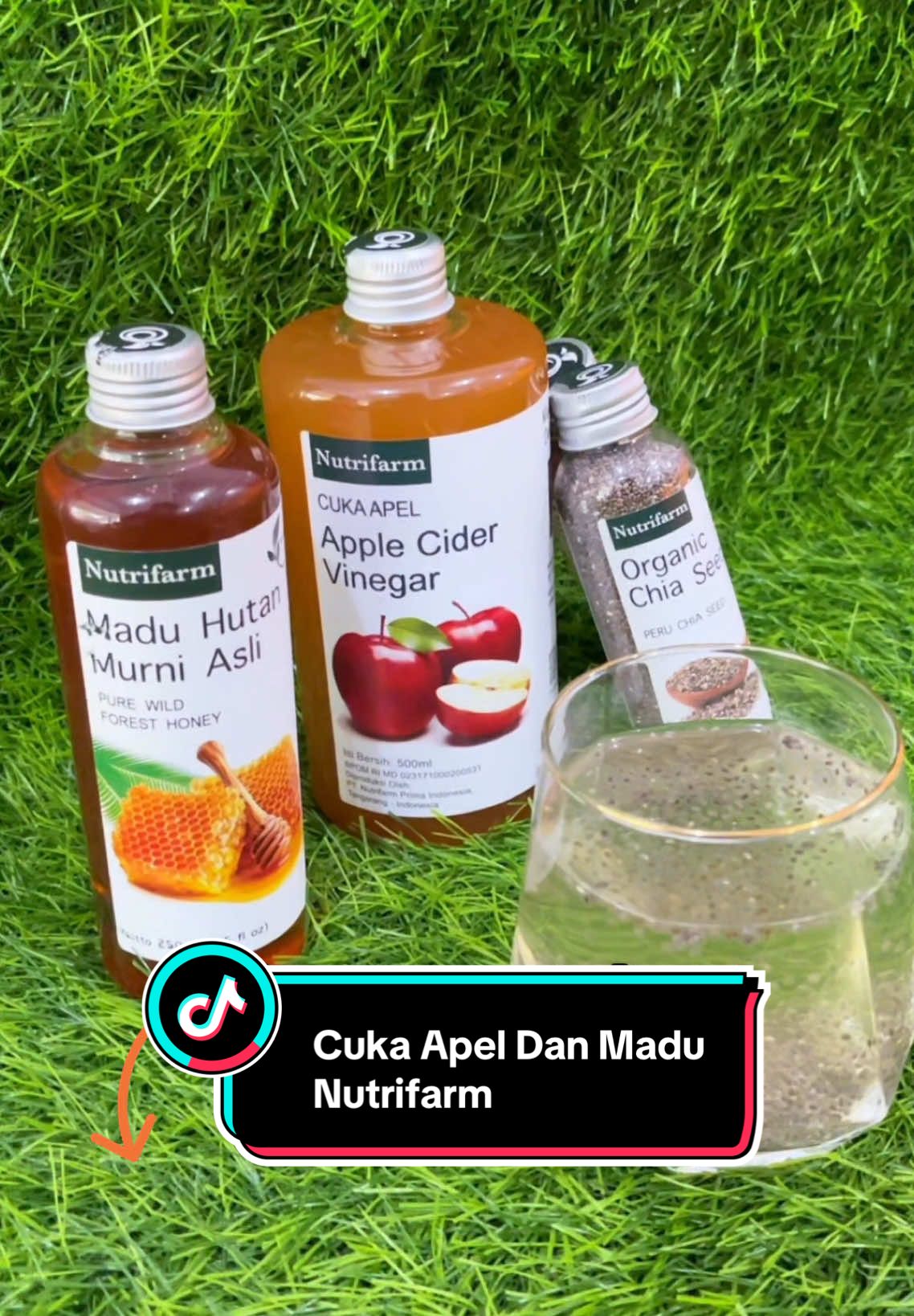 Cuka Apel Dan Madu #cukaapel #madu #chiaseeds #cuantanpabatas 