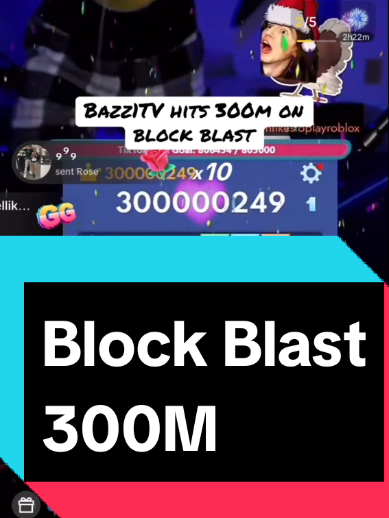 Block Blast Hitting 300M points  🤯 ❤️‍🔥 #blockblast #gaming #GamingOnTikTok #fyp #fireworks 