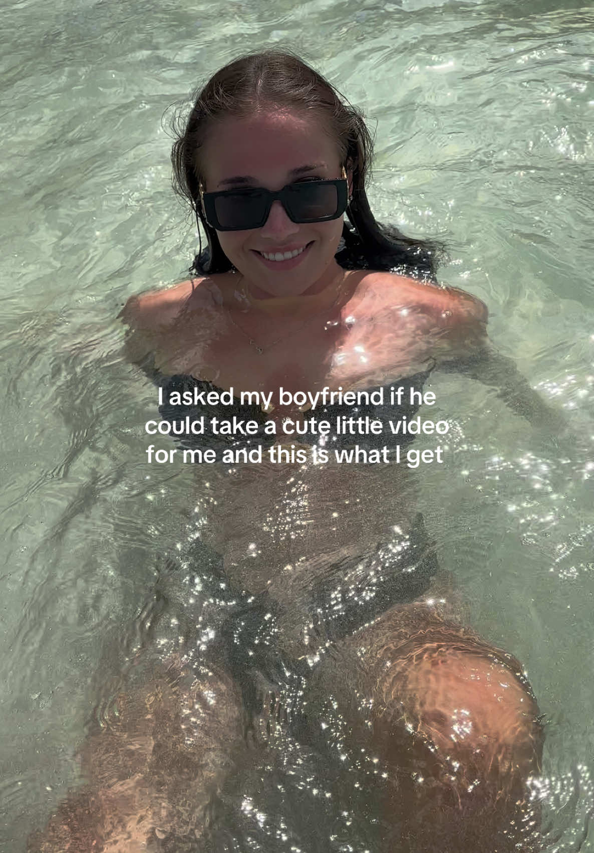 he kept pretending he was going to drop my phone in the water #trending #relatable #funny #boyfriend #Relationship #beach #contentcreation #stmaarten #beach #travel #vacation #trend 