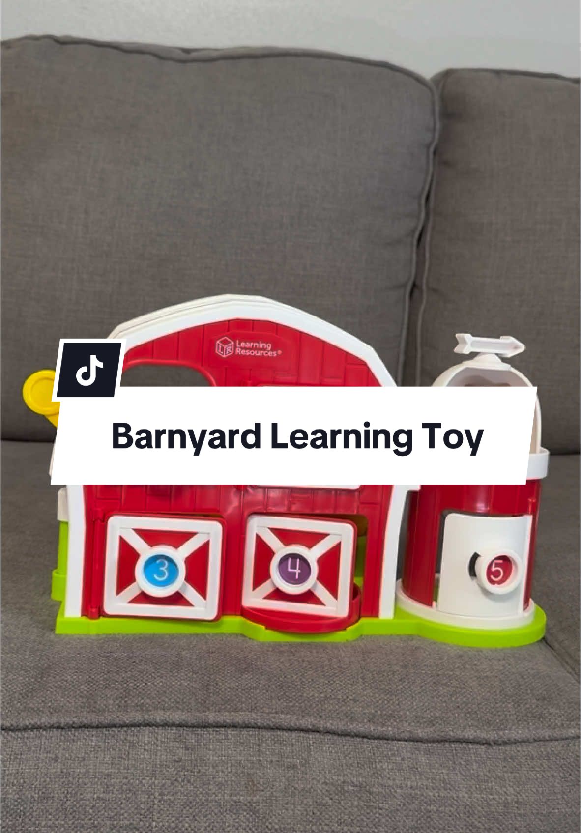 This learning barnyard toy is great for your preschooler! So many different ways to learn. Colors, counting and animals. #learningtoy #preschooler #barnyardlearningtoy #educationaltoy #creatorsearchinsights #TikTokShop #newyearnewaura #tiktokshopjumpstartsale 