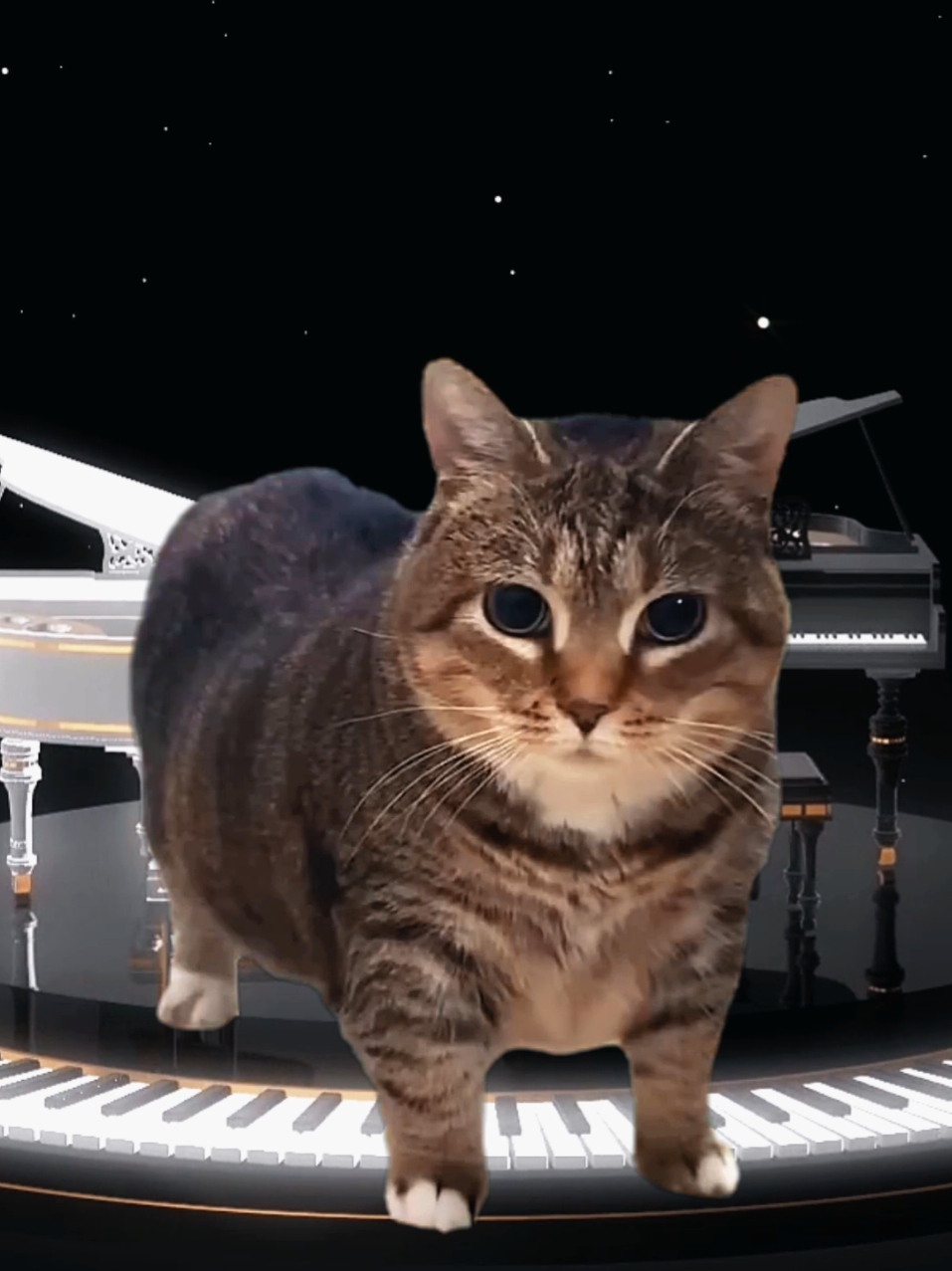 OiaCat Playing Piano #foryou #piano #music #cat #trending #meme #catsoftiktok #oiaoiacat #fyp #song #oiacat 