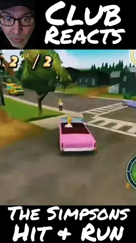 Reacting to when video games were fun. The Simpsons hit & Run PS2 😃