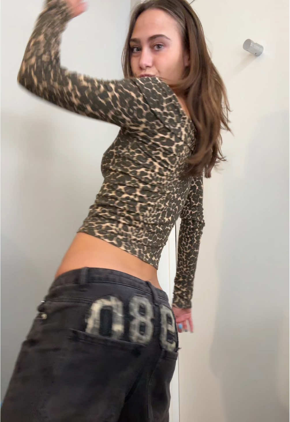 Dancing is hard #dance #lowrisejeans #cheetah #edikted #haul 