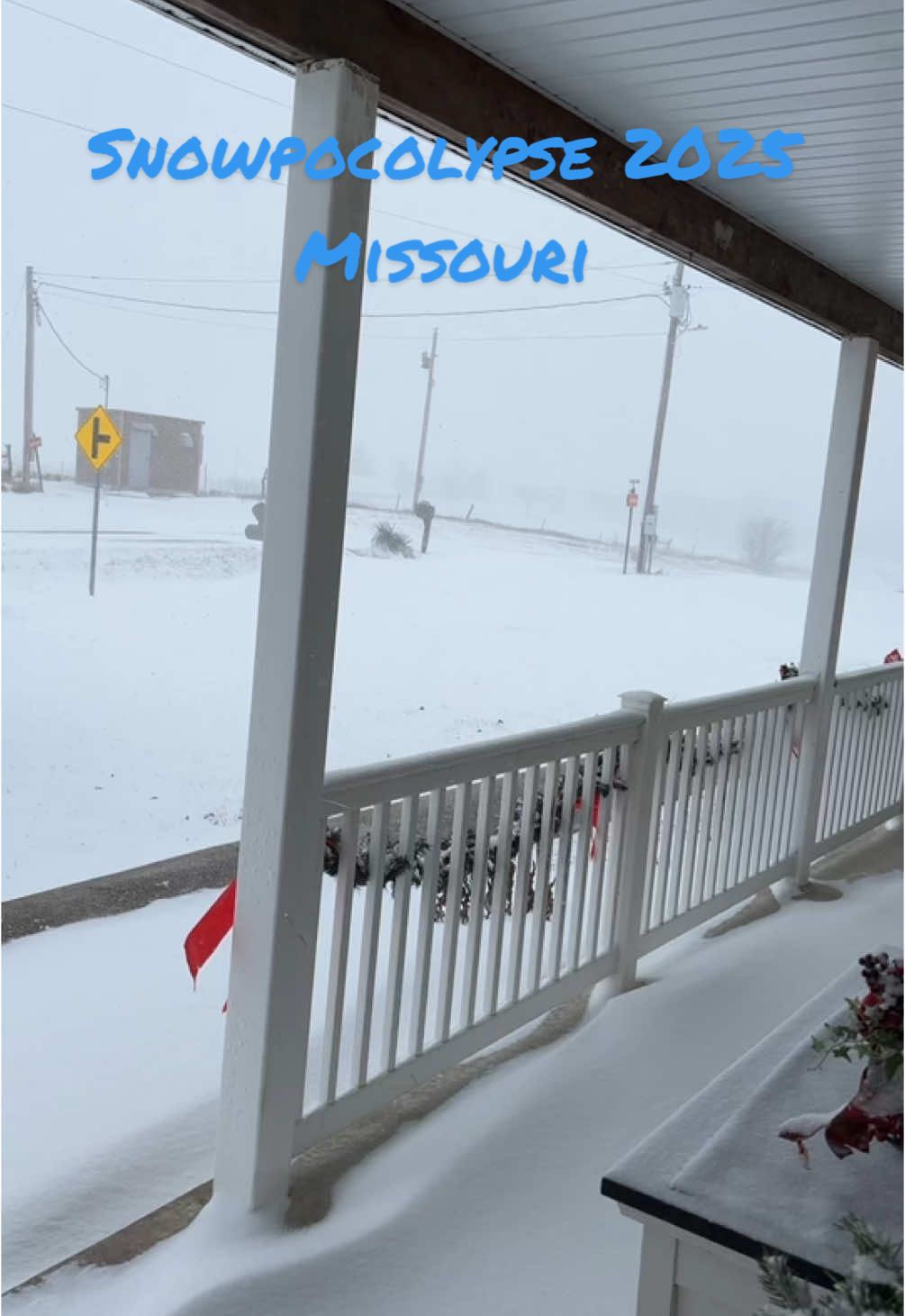 Snowpocolypse 2025 in Missouri#snowpocolypse2025 #missouriweather #blair #fyp #trending