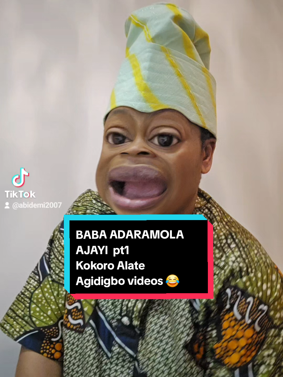 ADARAMOLA AJAYI 45 yrs so pe owo lasan ni awon ki bo omo odun meje ni idi o 🤣 latest Kokoro Alate, Agidigbo videos 😂 #fyp #kokoroalate #oriyomihamzat #agidigbofm #yorubatiktok #agidigbofm #nigeriantiktok #agidigbofm #fyppppppppppppppppppppppp #followers #everyone #goviral #oriyomihamzat #kokoroalate #agidigbofm @OriyomiHamzatOfficial @Agidigbo 88.7 FM, Ibadan 