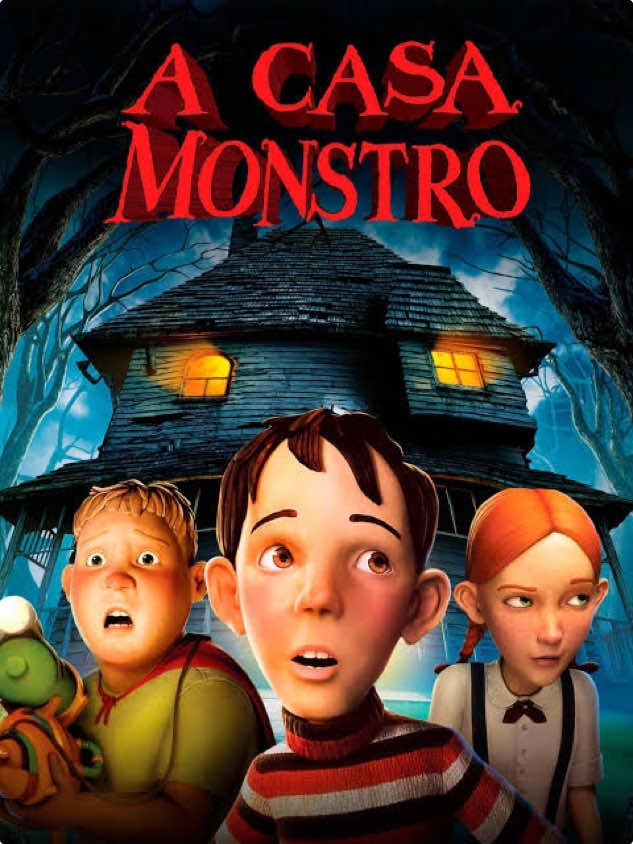 FILME COMPLETO | A Casa Monstro Crianças enfrentam uma casa viva possuída por um espírito, tentando destruí-la e libertá-lo. #filme #filmes #animacao #acasamonstro #filmecompleto #rolodefilmes