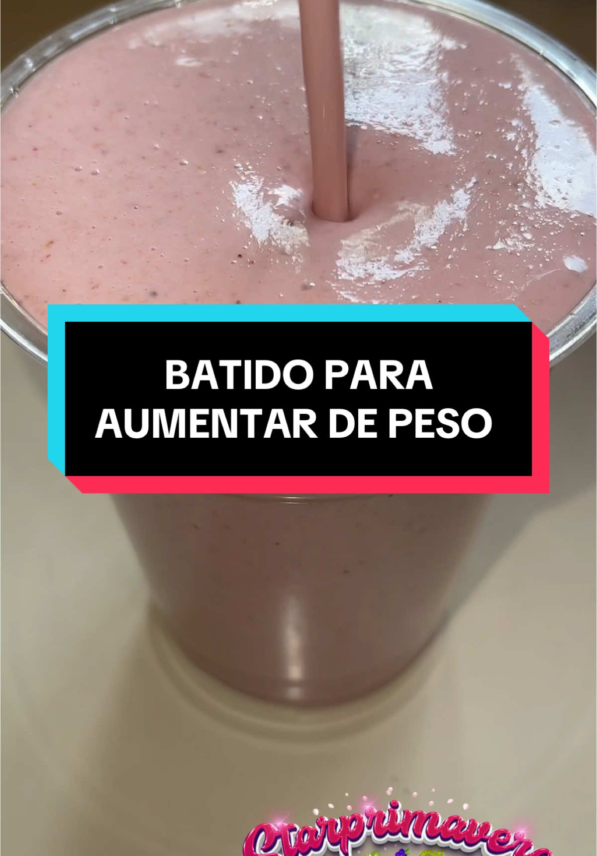 Batido de fresas y plátano para aumentar de peso #batidos #licuado #fresas #platano 