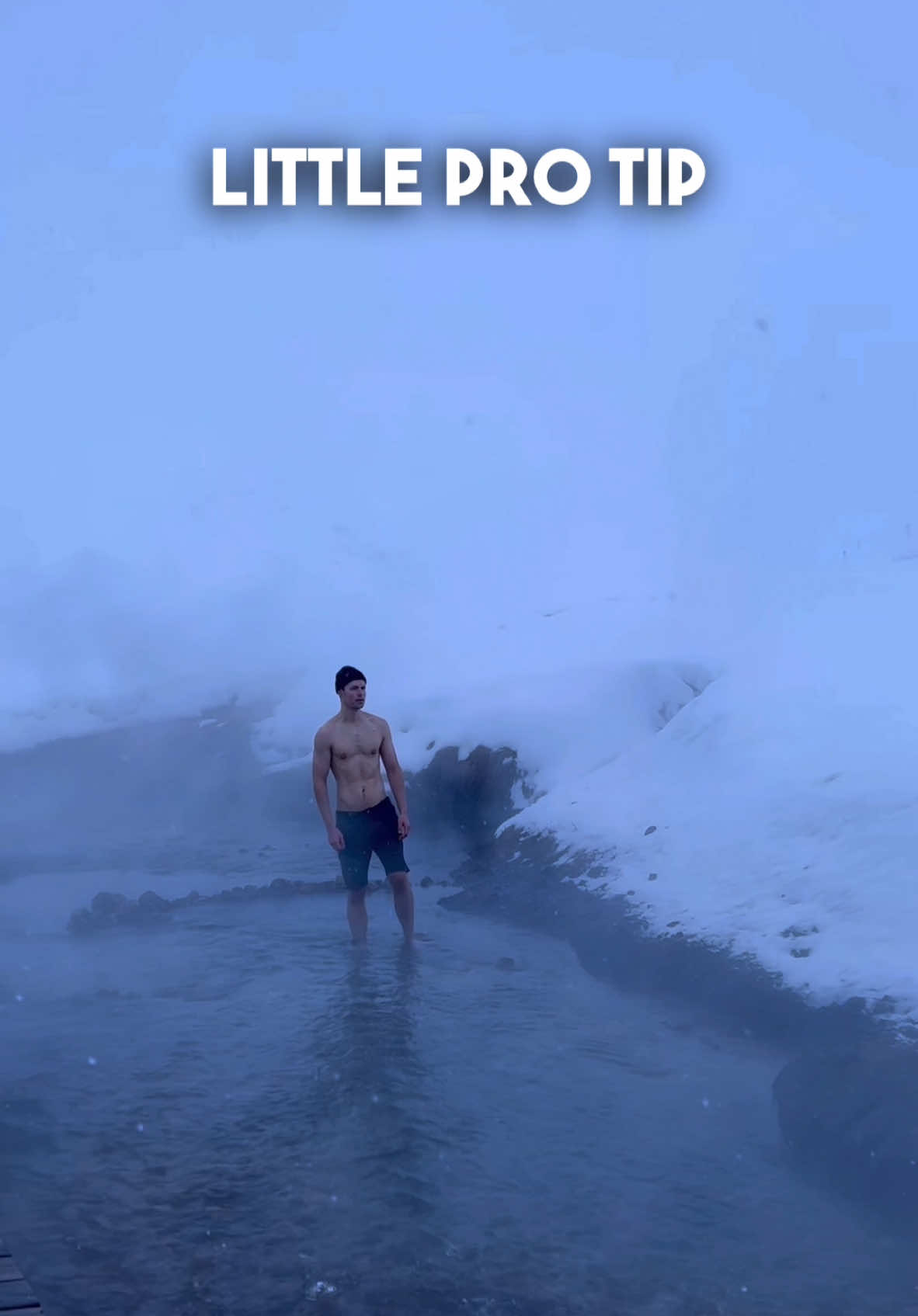 Would you wanna swim in this hot spring river in Iceland?