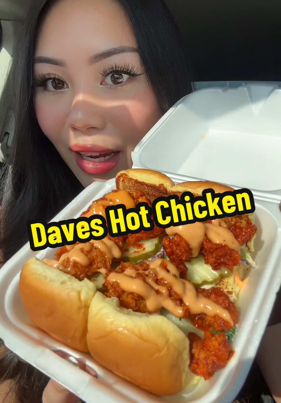 Dave’s Hot Chicken 🔥 trying their mini sliders for the first time! They are ADORABLE 😍😋 @Dave’s Hot Chicken  #eatwithme #mukbang #mukbangeatingshow #eatingasmr #foodasmr #mukbangasmr #asmreating #eatingshow #eatingshowasmr #eatingsounds #mukbangs #mukbangvideo #letseat #watchmeeat #eatingsounds #crunchy #crunch #asmrsounds #asmrmukbang #viral #fyp #foryou #Foodie #foodiemukbang #tiktok #tiktokviral #spicy #spicyfood #sliders #crunchyasmr#crunchsounds #crunchysounds #crunchymukbang #sauce #daveshotchicken  